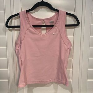 PINK NIKE ATHLETIC TANK TOP